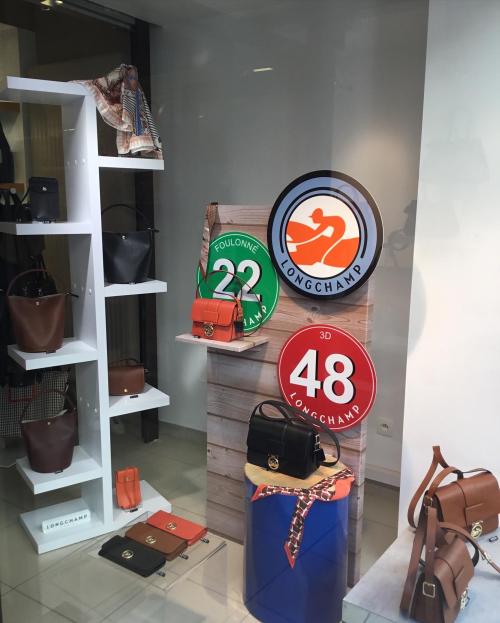 Nouvelle vitrine Longchamp