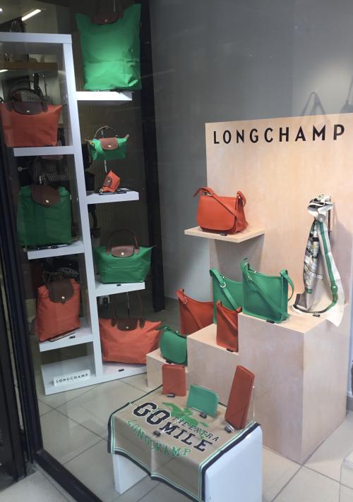 Nouvelle vitrine Longchamp 